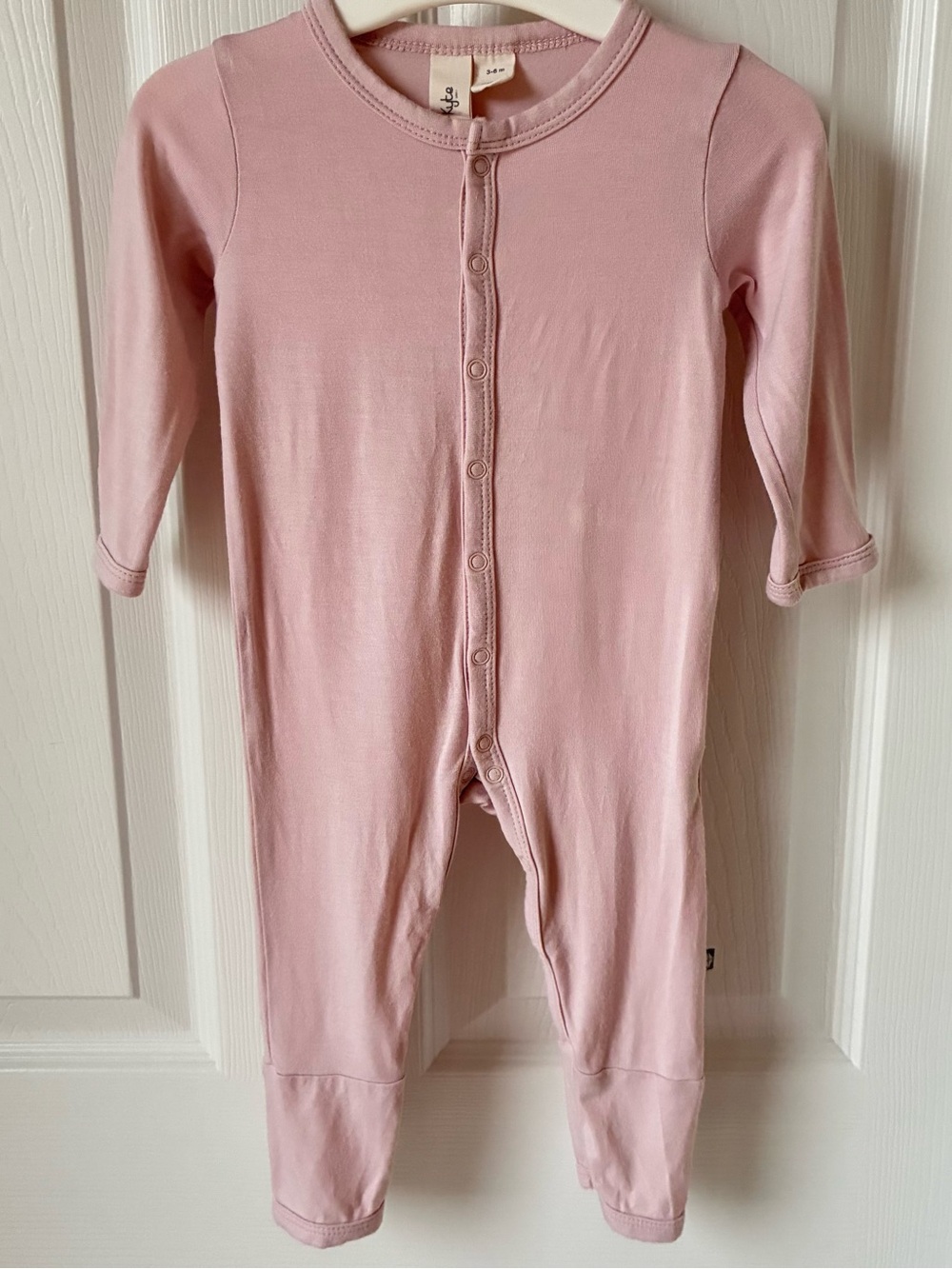 Kyte BABY Light Pink Long-Sleeve One-Piece